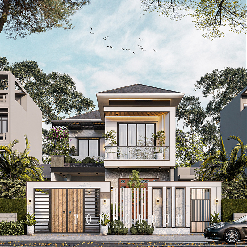 Mẫu biệt thự 2 tầng 3